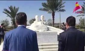 ادای احترام شمخانی به شهیدان سلیمانی و ابومهدی

