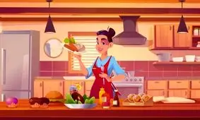 تست هوش شناسایی وسیله مزاحم در آشپزخانه