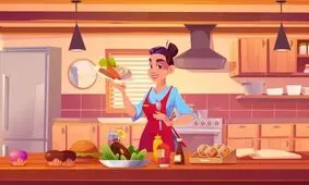 تست هوش شناسایی وسیله مزاحم در آشپزخانه