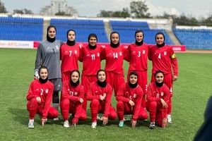 برد پرگل دختران فوتبالیست ایران در کافا

