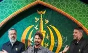 بوسه خواننده پاپ بر کتف محمود کریمی
