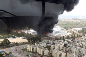 آتش‌ سوزی مهیب در شمال فلسطین اشغالی/ ویدئو