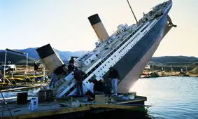 عکس‌های کمیاب از پشت صحنه فیلم تایتانیک