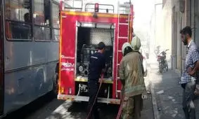 آتش سوزی در دانشگاه علوم پزشکی زرگنده