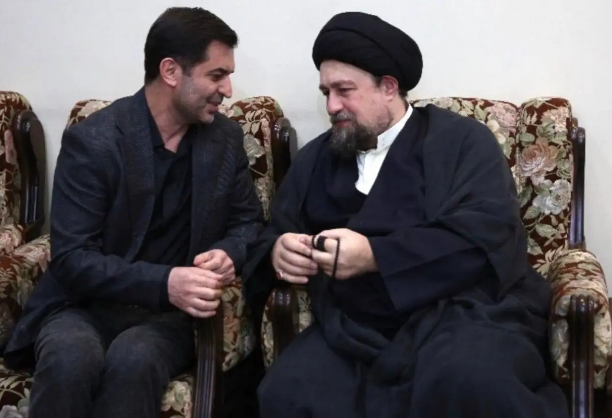 دیدار دبیر کل حزب نگاه نو با سید حسن خمینی

