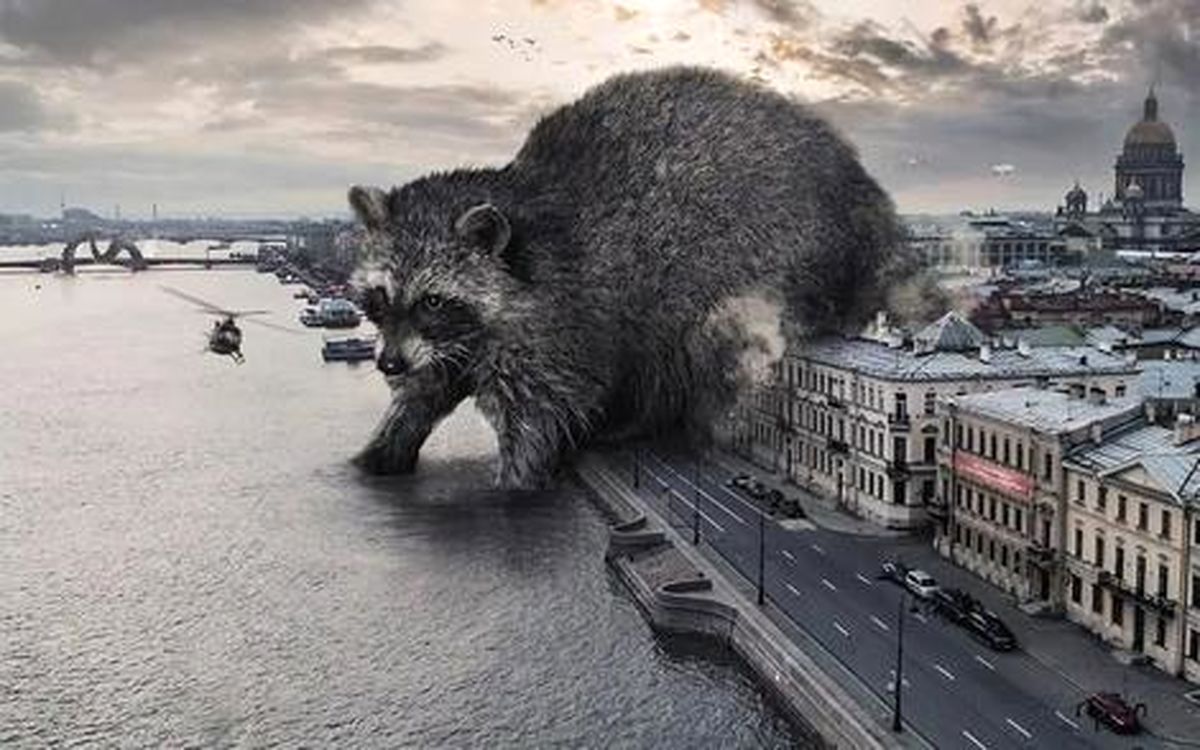 هجوم حیوانات غول‌پیکر به سن پترزبورگ روسیه