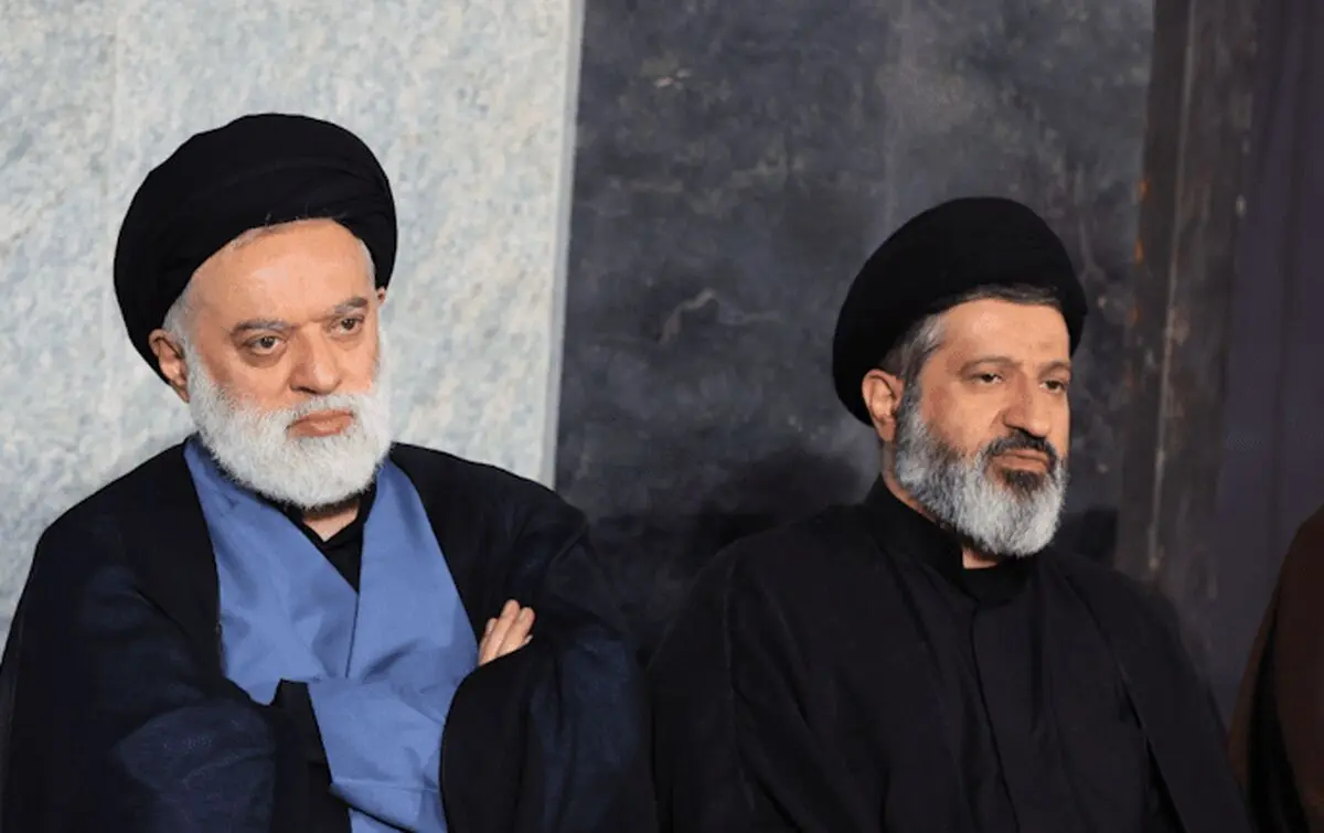 حضور فرزندان رهبر شهید انقلاب در مراسم چهلمین روز تشییع و تدفین آقای شهید ایران/ ویدئو