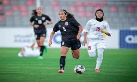 جشن خاص گلزنان تیم ملی فوتبال زنان پس از صعود | ویدئو