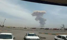 لحظه وقوع انفجار ثانویه از نزدیک ترین فاصله/ ویدئو