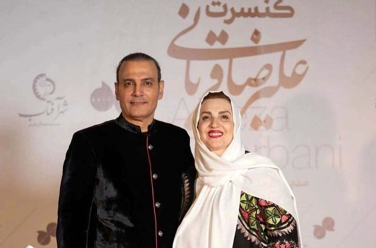 علیرضا قربانی قبل و بعد از فوت همسرش/ ویدئو