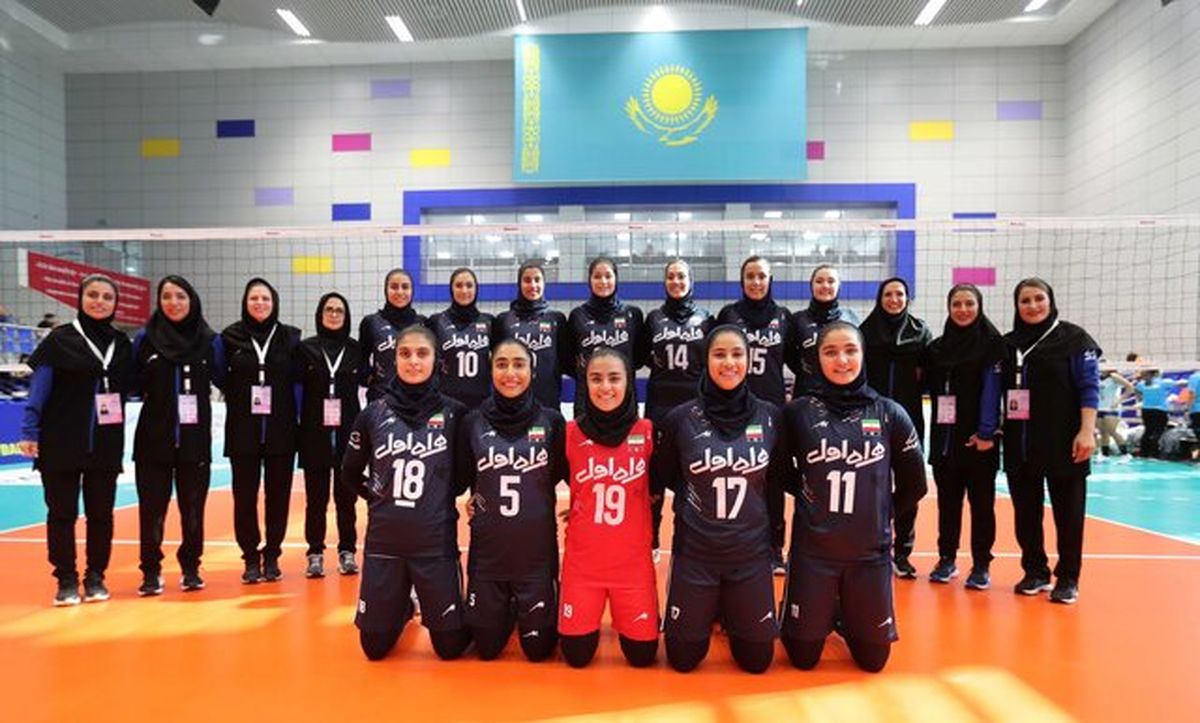 دختران والیبال ایران به جمع 4 تیم برتر آسیا نرسیدند

