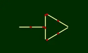 تست هوش/ آیا می‌توانید با حرکت دادن فقط ۴ چوب کبریت در کمتر از ۱۰ ثانیه، ۲ پیکان بسازید؟ 