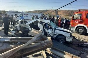 تصادف مرگبار سواری پژو در تهران