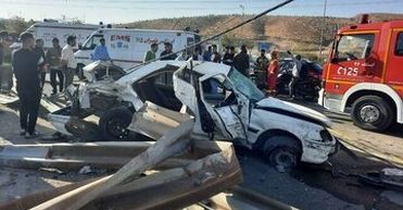 تصادف مرگبار سواری پژو در تهران