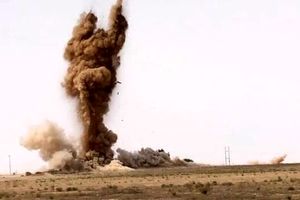 انفجار بمب دست ساز صوتی در ایرانشهر