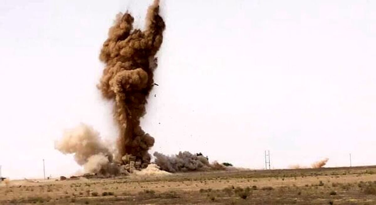 انفجار بمب دست ساز صوتی در ایرانشهر