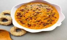 طرز تهیه سوپ جو با زرشک