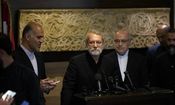 لاریجانی: من مسئول امنیت ملی کشور هستم و به صراحت می گویم ایران قصدی برای دخالت در لبنان ندارد/ تلاش نکیند موضع رسمی ایران را تغییر دهید/ دولت لبنان با طوایف مختلف مباحثه کند هر نتیجه ای رسید ما هم قبول داریم/ ویدئو