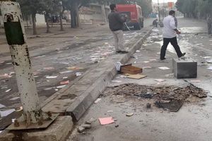 صداوسیما: در ناآرامی‌ های امروز مهاباد ۳ نفر جان باختند
