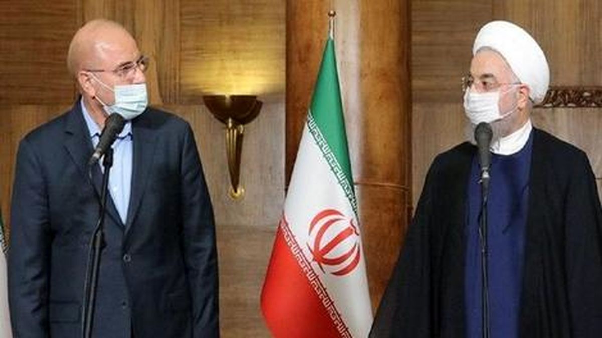 پاسخ دفتر روحانی به ادعای قالیباف/ قانون هسته ای به درخواست شعام تصویب نشد