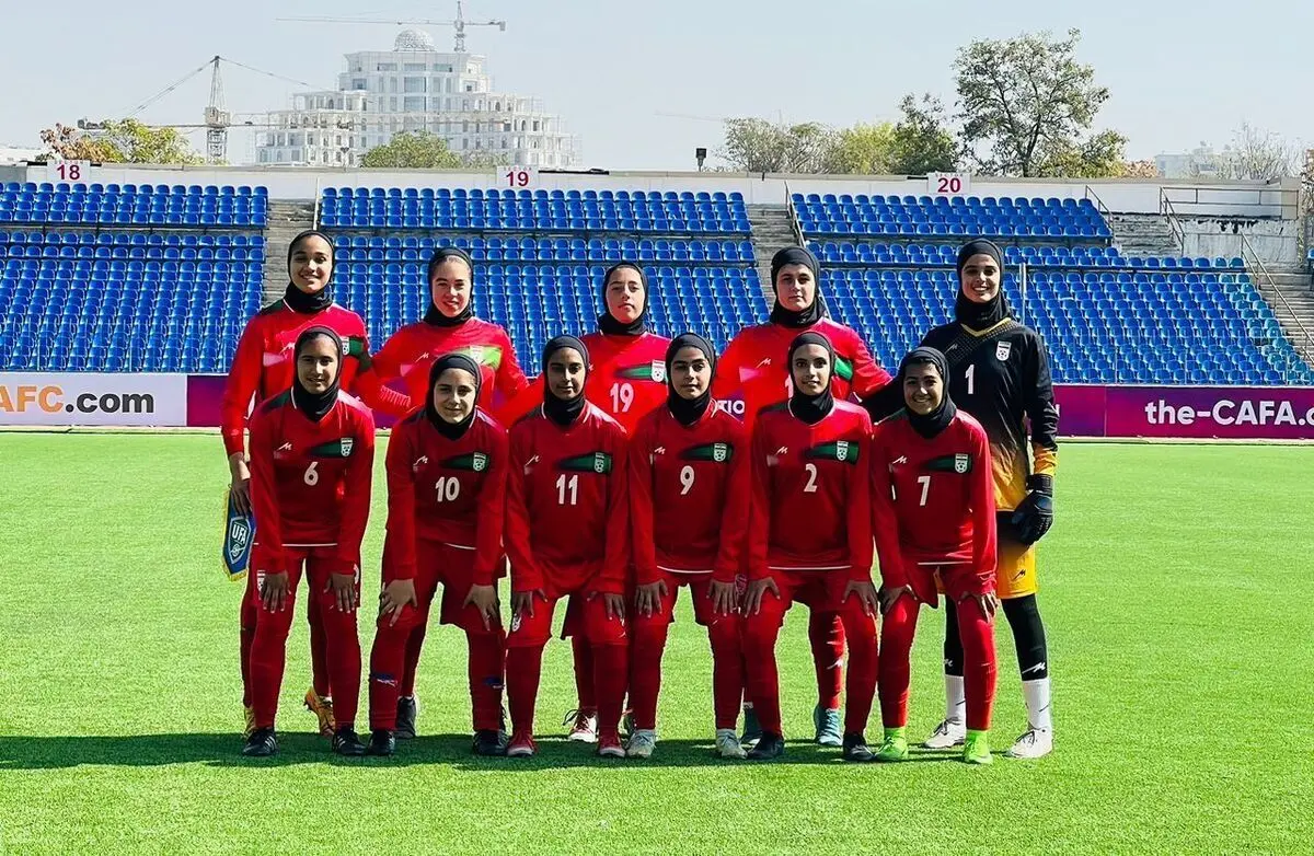 پیروزی دختران ملی‌پوش نونهال فوتبال ایران برابر ازبکستان

