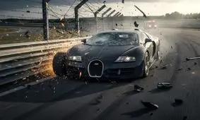 تصادف بوگاتی با سرعت ۴۰۰ کیلومتر بر ساعت/ وقتی «ناردو» به جهنم تبدیل شد