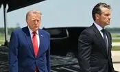 ترامپ از سربازانش متنفر است؛ سربازان هم متوجه این شده‌اند! | شعارنویسی علیه ترامپ روی بدنه ناو!