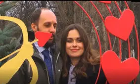 ازدواج دو اوکراینی زیر آتش جنگ روسیه/ ویدئو