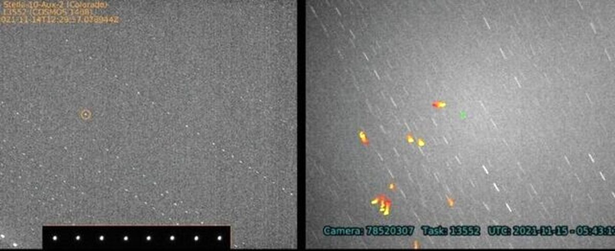 تصاویر تلسکوپی از زباله‌های فضایی ناشی از آزمایش سلاح ضدماهواره‌ای روسیه