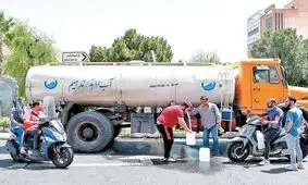 تامین آب اضطراری ۳۰ روستا و ۲ شهر قشم در پی حمله به تاسیسات آب قشم
