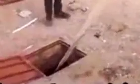 کشف مخزن مخفی قاچاقچیان سوخت در جاسک/ ویدئو