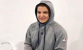 روش جالب دختر وزنه بردار ایران در قونیه برای سر وزن رسیدن