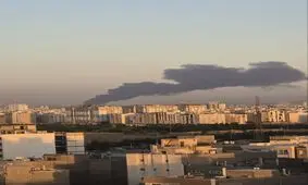 وقوع ۲ انفجار در مشهد/ باند فرودگاه هاشمی‌نژاد مورد حمله قرار گرفت/ دود در اطراف حرم رضوی