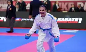 فینال تمام ایرانی سبک وزن زنان در لیگ جهانی کاراته وان فرانسه/ ویدئوی شادی سارا بهمنیار و معصومه محسنیان

