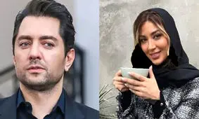  سلفی عجیب بهرام رادان و همسرش