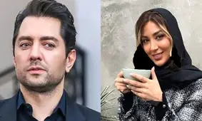  سلفی عجیب بهرام رادان و همسرش