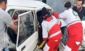 ۸ مصدوم در تصادف محور بروجرد - اراک

