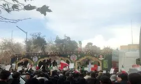 تشییع پیکر بیش از ۱۰۰ شهید مردمی و مدافعان امنیت در جنایات اخیر صهیونیستی-آمریکایی 

