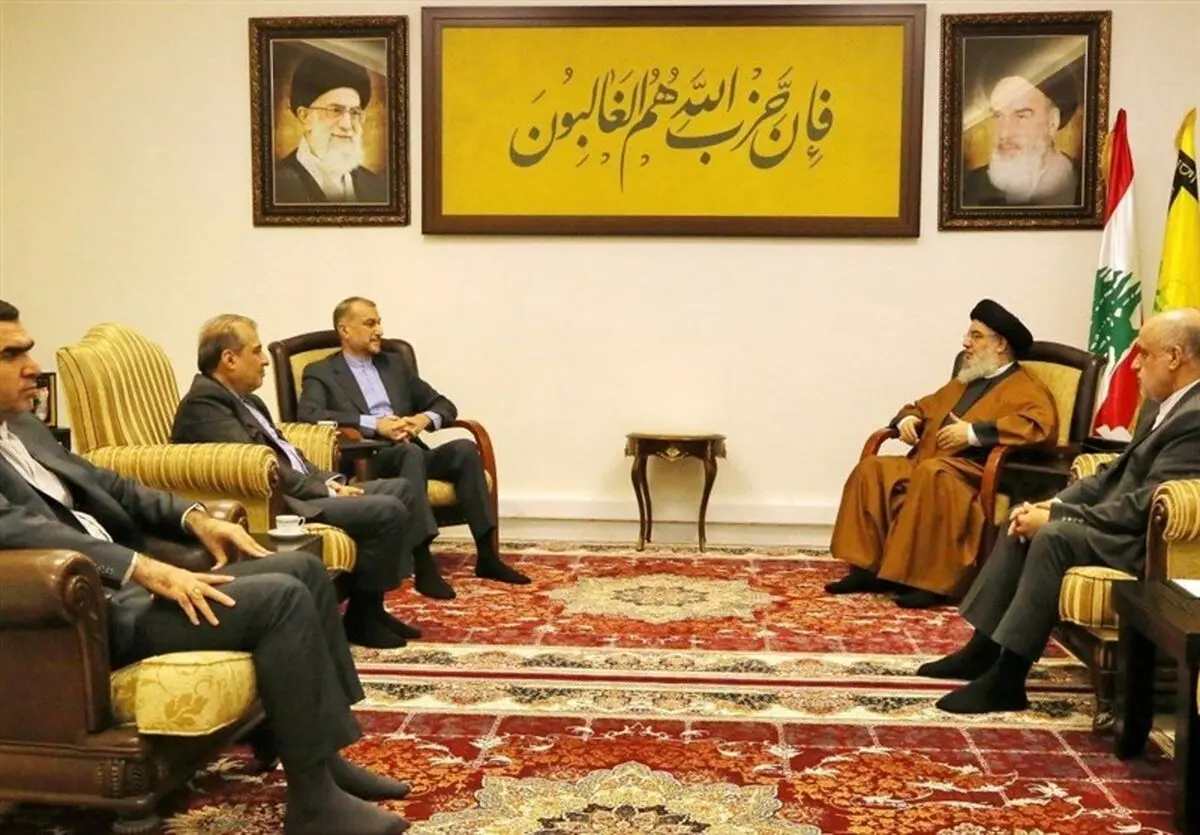 دیدار امیرعبداللهیان با سید حسن نصرالله

