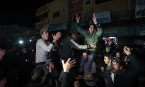 شادی مردم غزه پس از موافقت حماس با اصول کلی طرح صلح ترامپ/ ویدئو