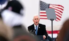 گزافه‌گویی معاون ترامپ علیه ایران در جمع منافقین و دیگر عناصر ضدانقلاب

