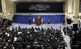 رهبر انقلاب: باید از خدمتگزاران کشور بویژه رئیس جمهور پرکار و پرتلاش حمایت شود/ مقابل آمریکا می ایستیم/ویدئو