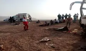 حادثه برای اتوبوس بندرعباس در یزد