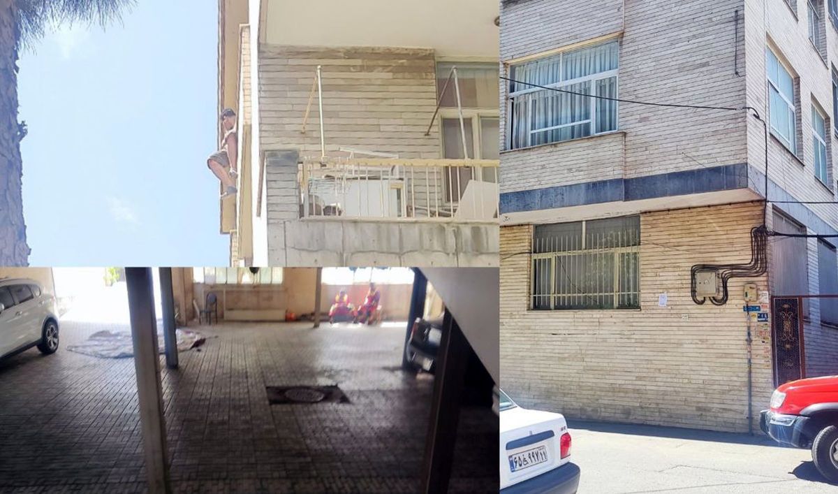 اقدام به خودکشی به خاطر پورشه در خیابان خواجه عبدالله تهران