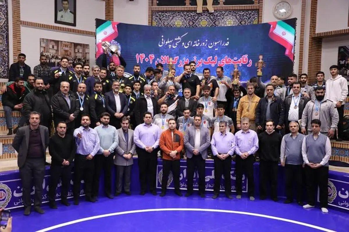 قهرمان لیگ برتر زورخانه‌ای مشخص شد
