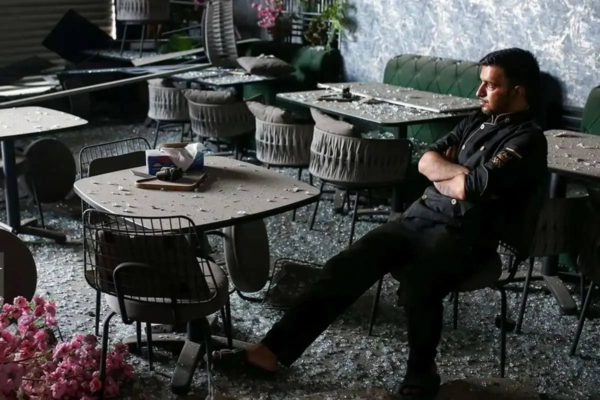 تصاویر تکان دهنده از حمله به میدان شهدای تهران