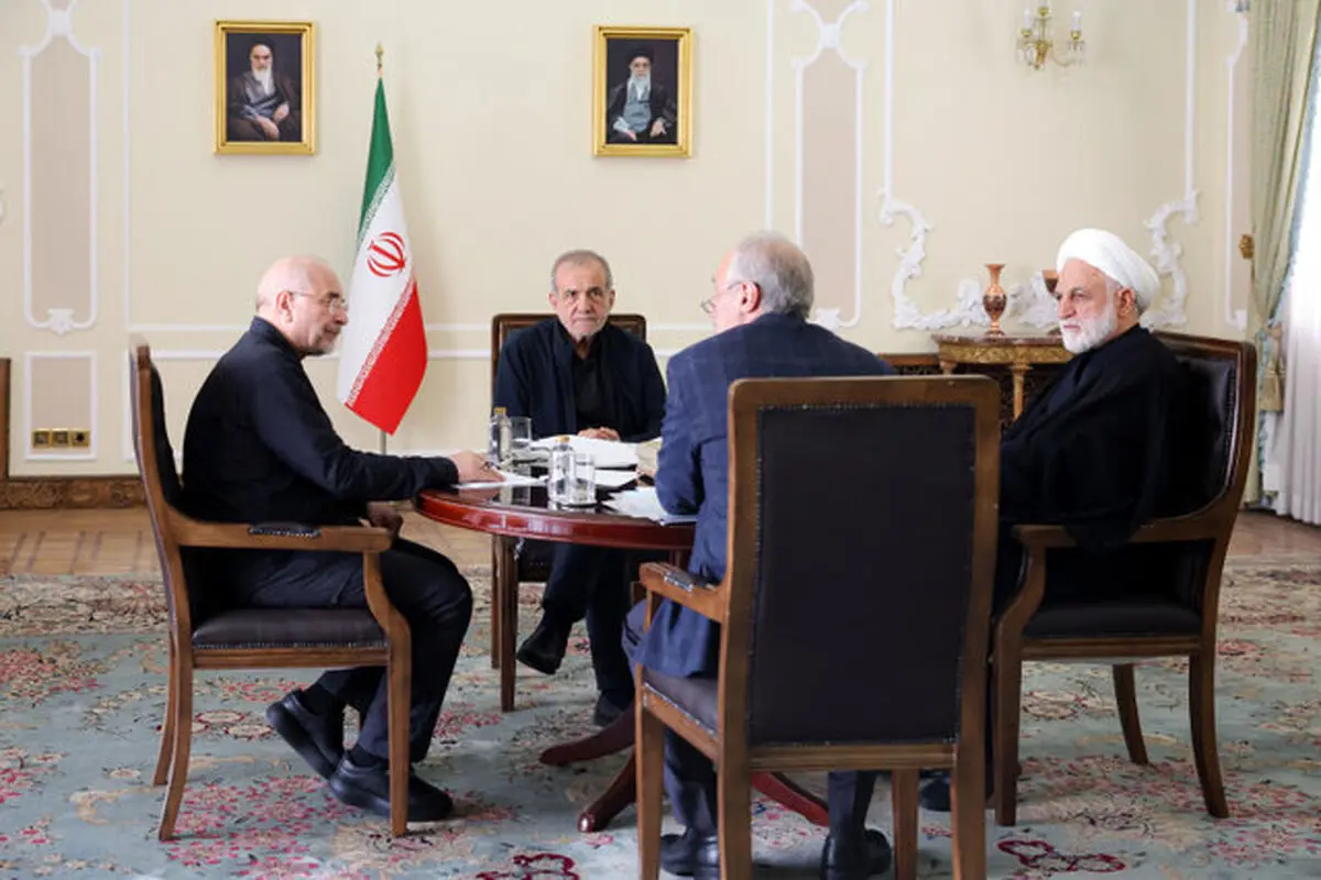 برگزاری جلسه سران قوا در نهاد ریاست جمهوری/ عکس