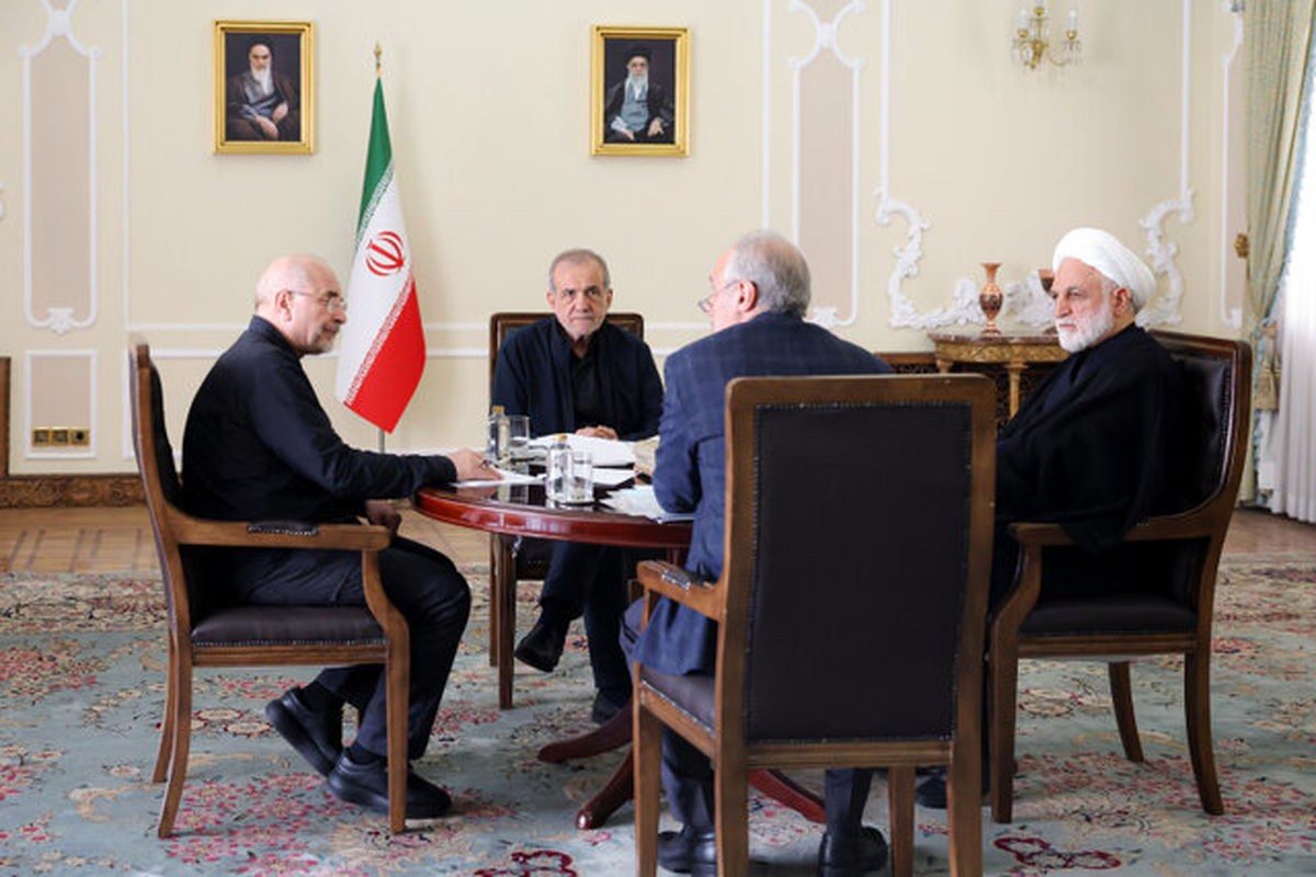 برگزاری جلسه سران قوا در نهاد ریاست جمهوری/ عکس