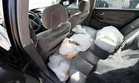 جاسازی ماهرانه مواد ممنوعه در یک خودرو