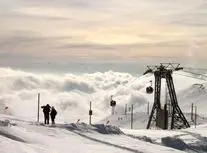 بارش برف در ارتفاعات تهران/ ویدئو